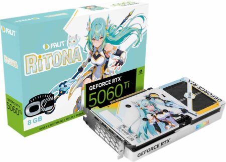 PALIT เปิดตัว GeForce RTX 5060 Ti 8GB RiTONA OC ผสานเสน่ห์อนิเมะ “RiTONA” เข้ากับพลังกราฟิก เพื่อตอบโจทย์เกมเมอร์และคอนเทนต์ครีเอเตอร์ทั่วโลก