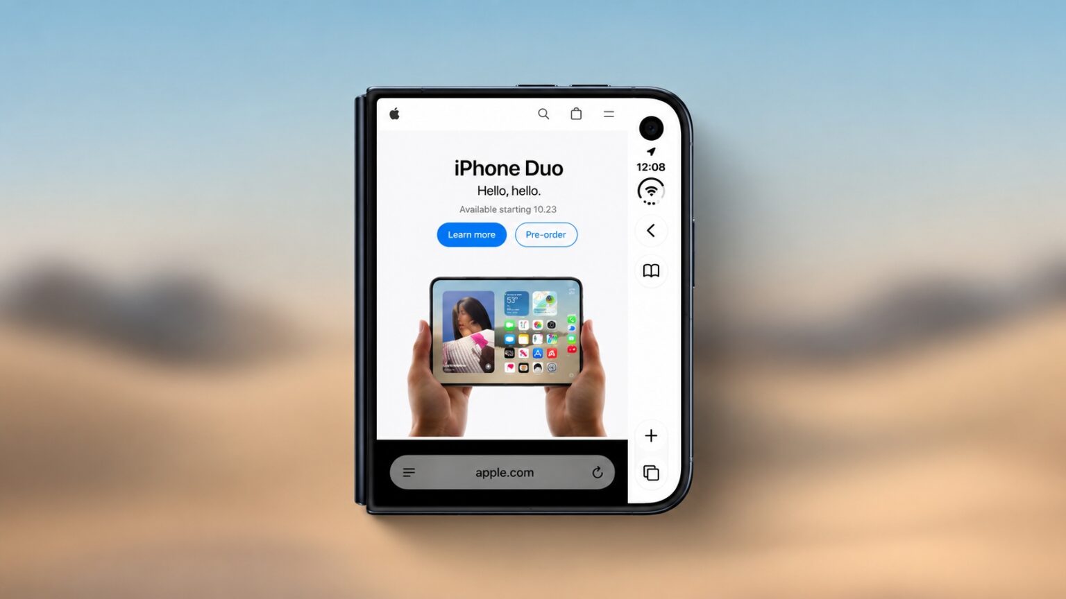 Apple เตรียมแก้ Safari บน iPhone Duo หลังโดนวิจารณ์เรื่องการออกแบบหน้าแสดงเว็บ